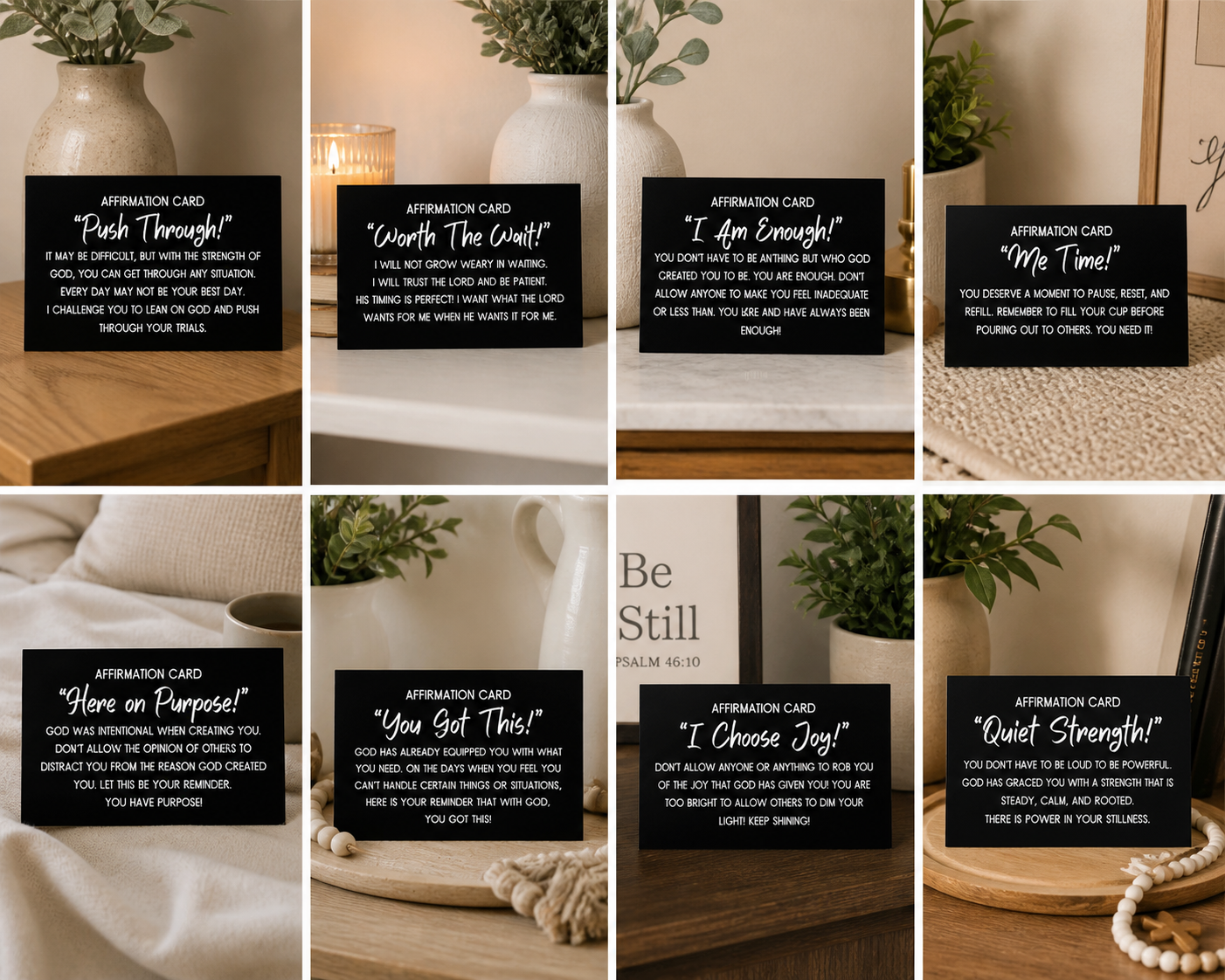 Daily Encouragement - Affirmation Cards