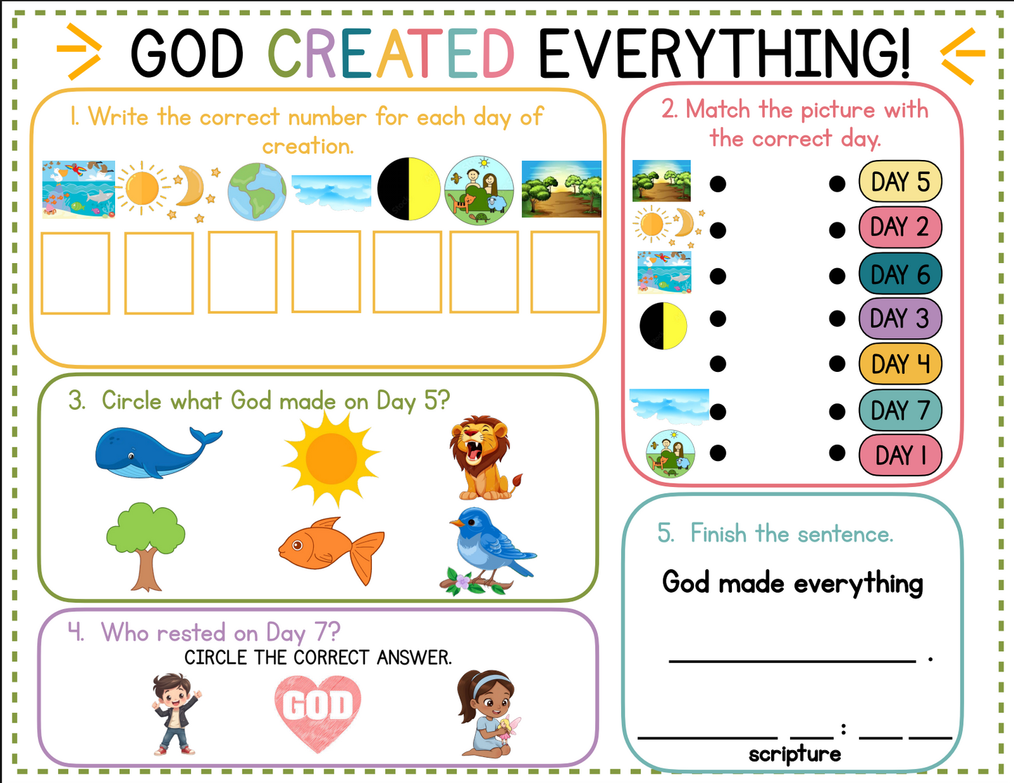 Bible Learning Mats