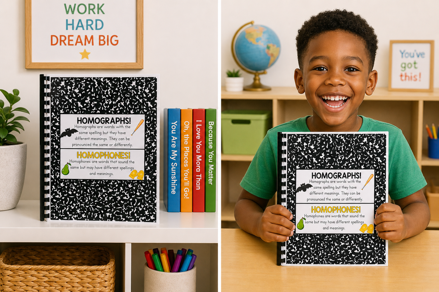 Homographs & Homophones Workbook
