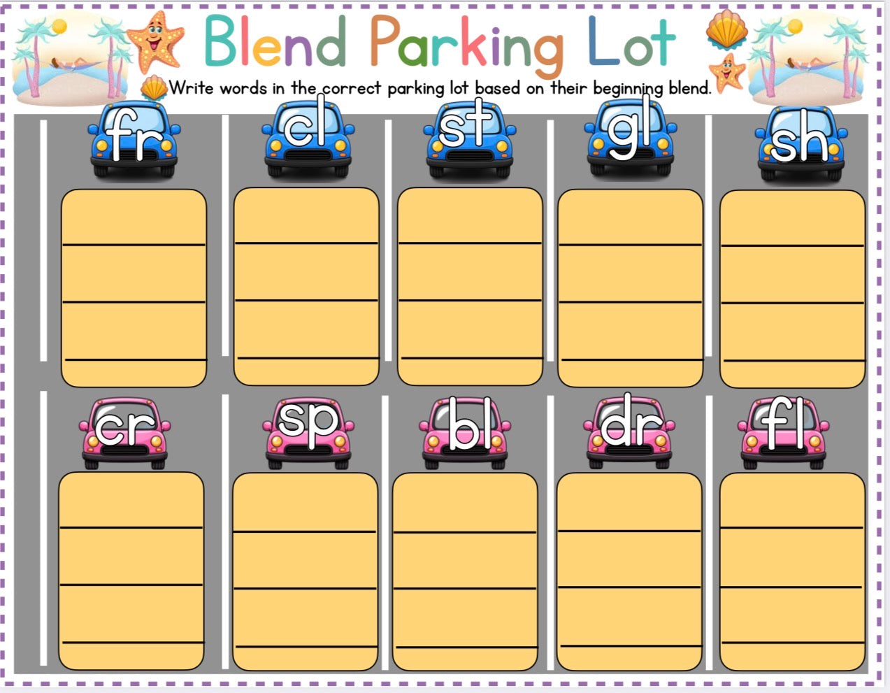 1st Grade Readiness | Summer Learning Mats