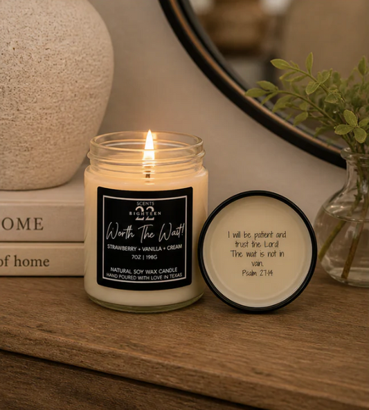 Worth The Wait - Affirmation Candle