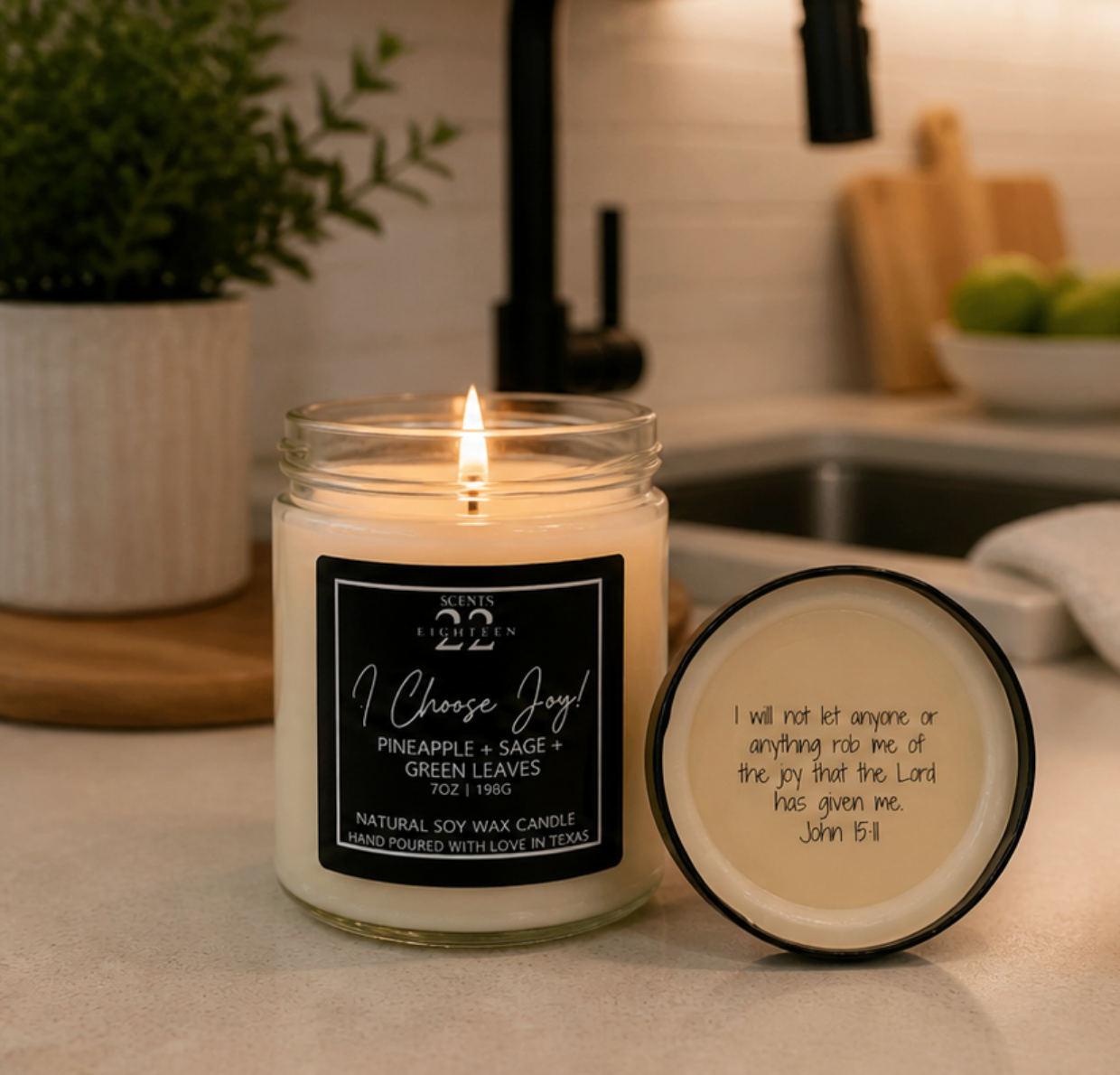I Choose Joy - Affirmation Candle