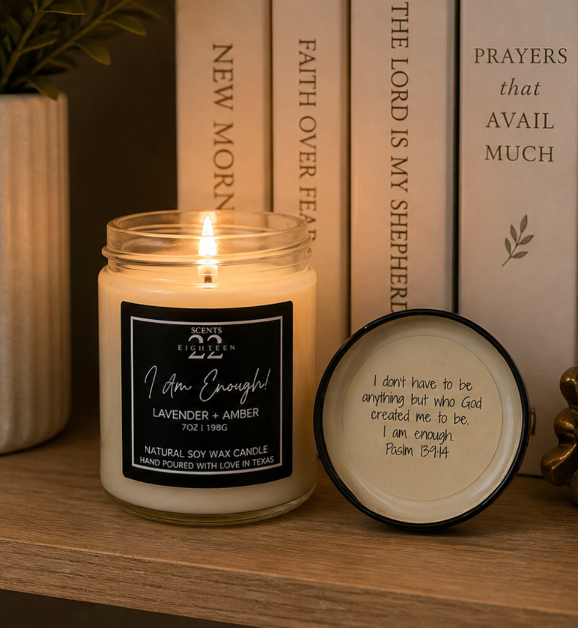 I Am Enough - Affirmation Candle