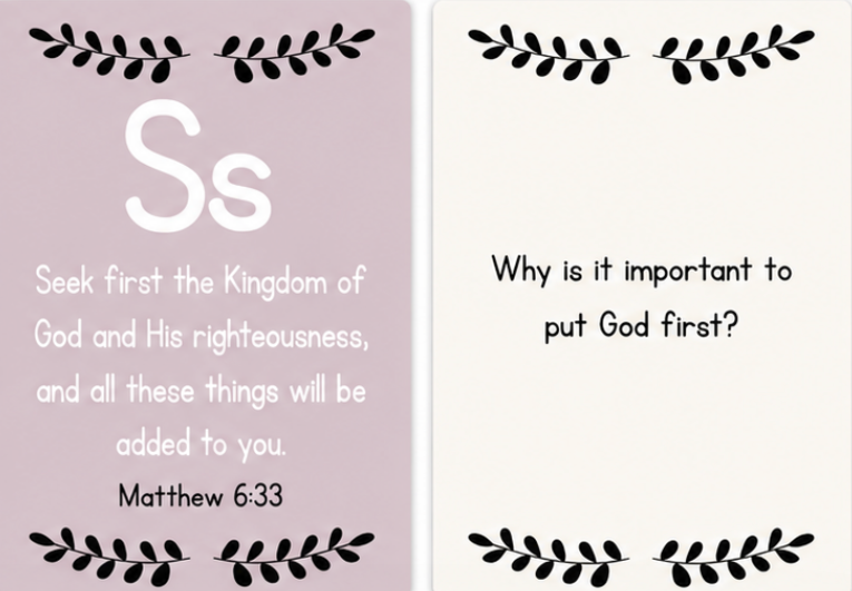 ABC Scripture Flashcards
