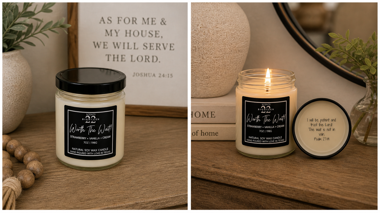 Worth The Wait - Affirmation Candle